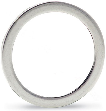 Silver plattéiert OFHC Copper Dichtung