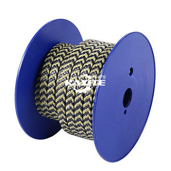 Graphite PTFE an Aramid Fiber an Zebra Gefillte Packung