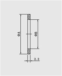 CF flange copper versigeltgasket